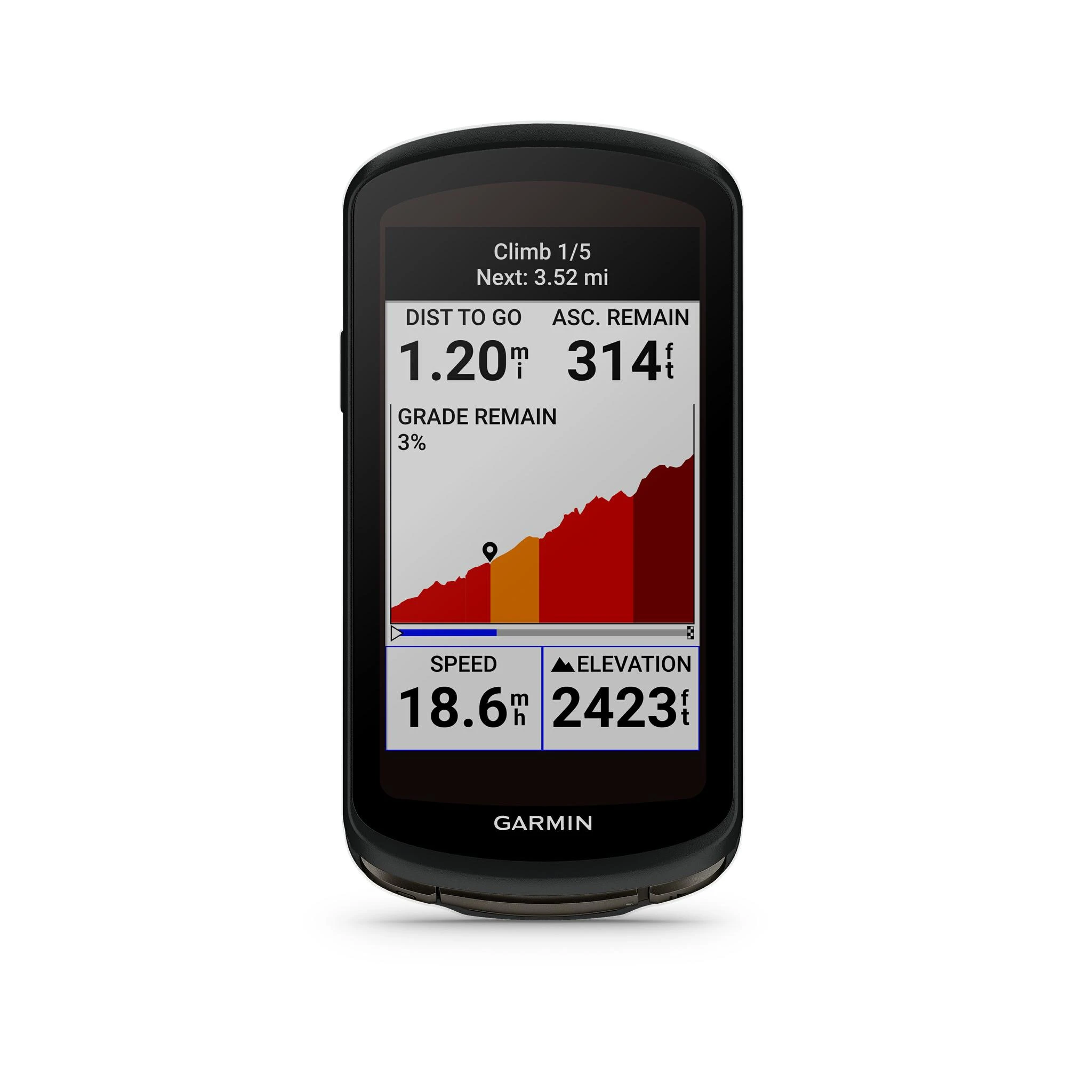 Garmin Edge 1040 Solar dviračio kompiuteris, tik įrenginys