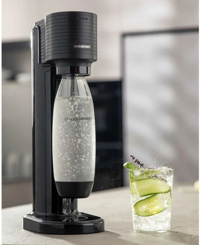 Gazuotų gėrimų gaminimo aparatas SodaStream Gaia, juodos spalvos