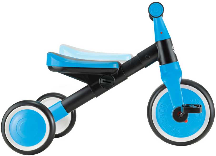 GLOBBER mokomasis triratukas Learning Trike 2-in-1, spalva: mėlyna