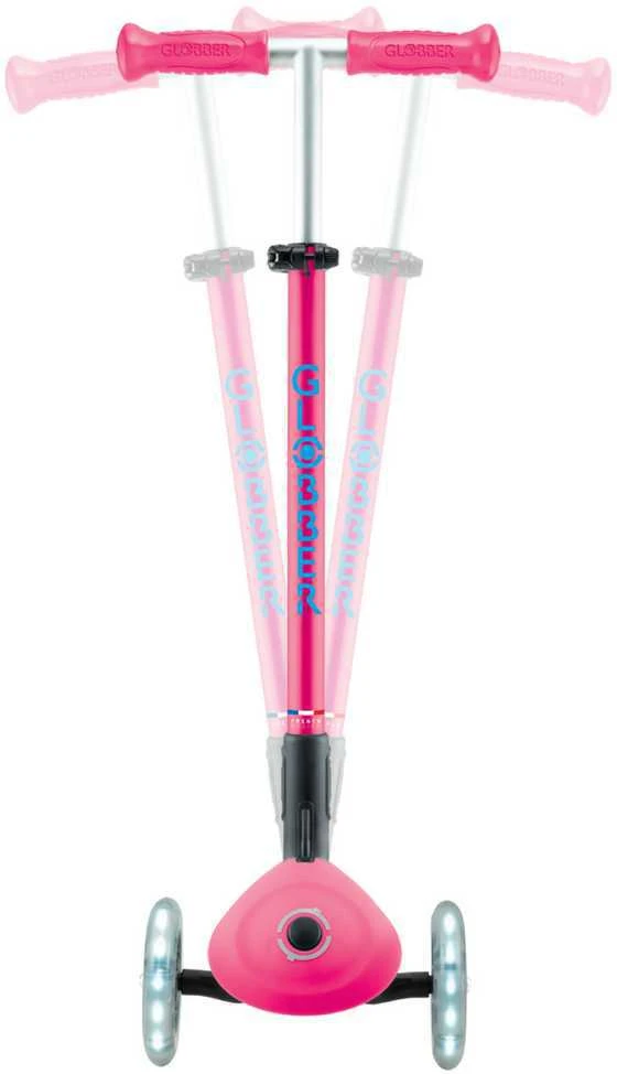 GLOBBER paspirtukas Elite Lights, spalva: fuksijos