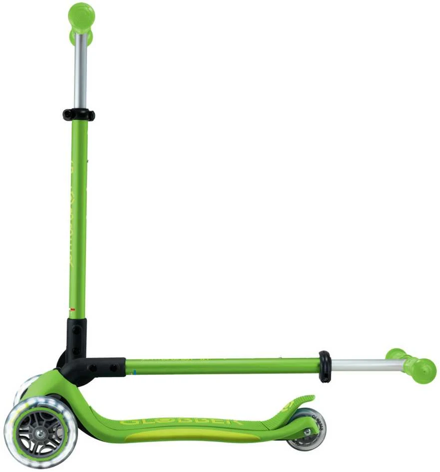 GLOBBER paspirtukas Elite Lights, spalva: žalia