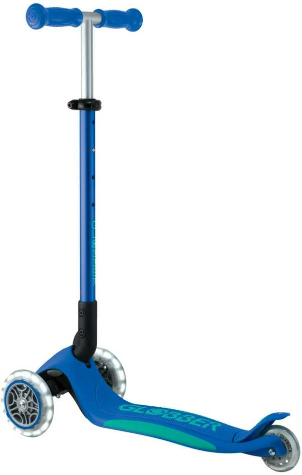 GLOBBER paspirtukas Elite Lights, spalva: tamsiai mėlyna