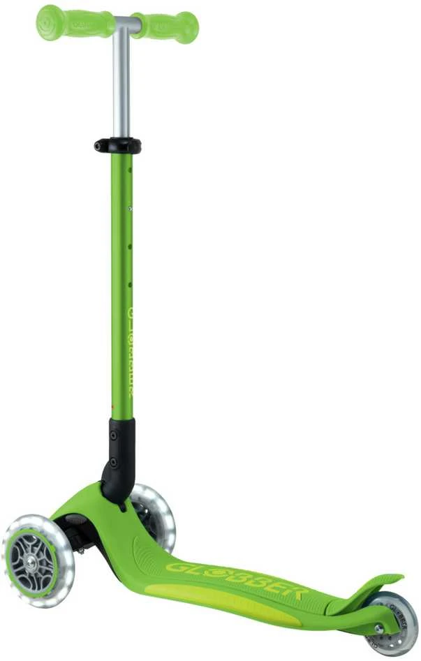 GLOBBER paspirtukas Elite Lights, spalva: žalia