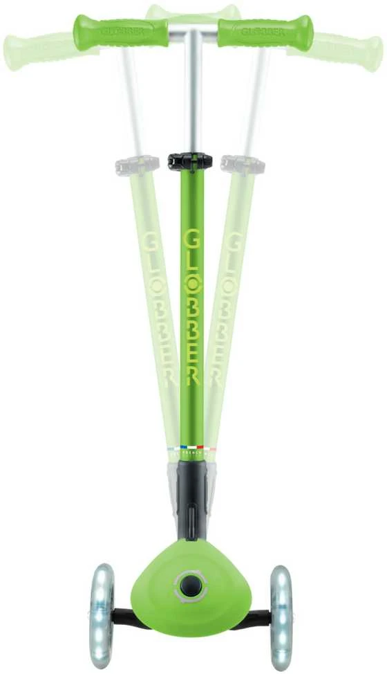 GLOBBER paspirtukas Elite Lights, spalva: žalia