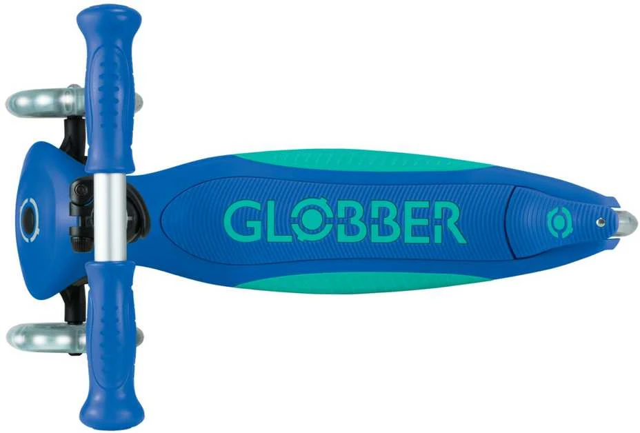 GLOBBER paspirtukas Elite Lights, spalva: tamsiai mėlyna