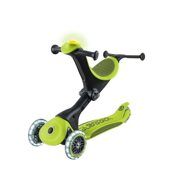 Paspirtukas GLOBBER Go Up Deluxe Lights, salotinis