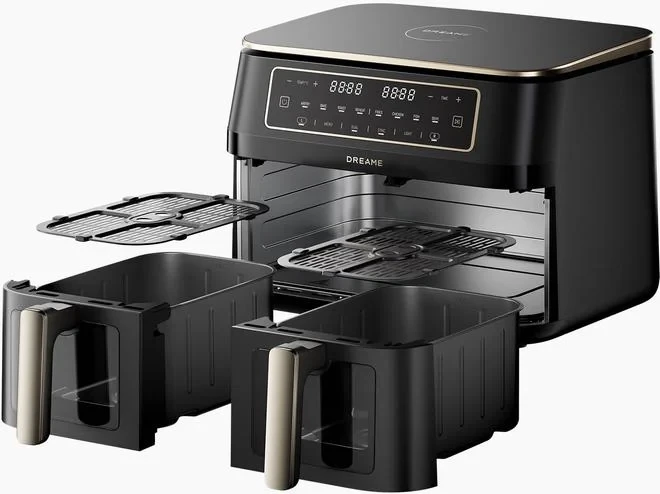 Karšto oro gruzdintuvė Dreame DZ30 Air Fryer, 3000 W, 2 x 5,5 l
