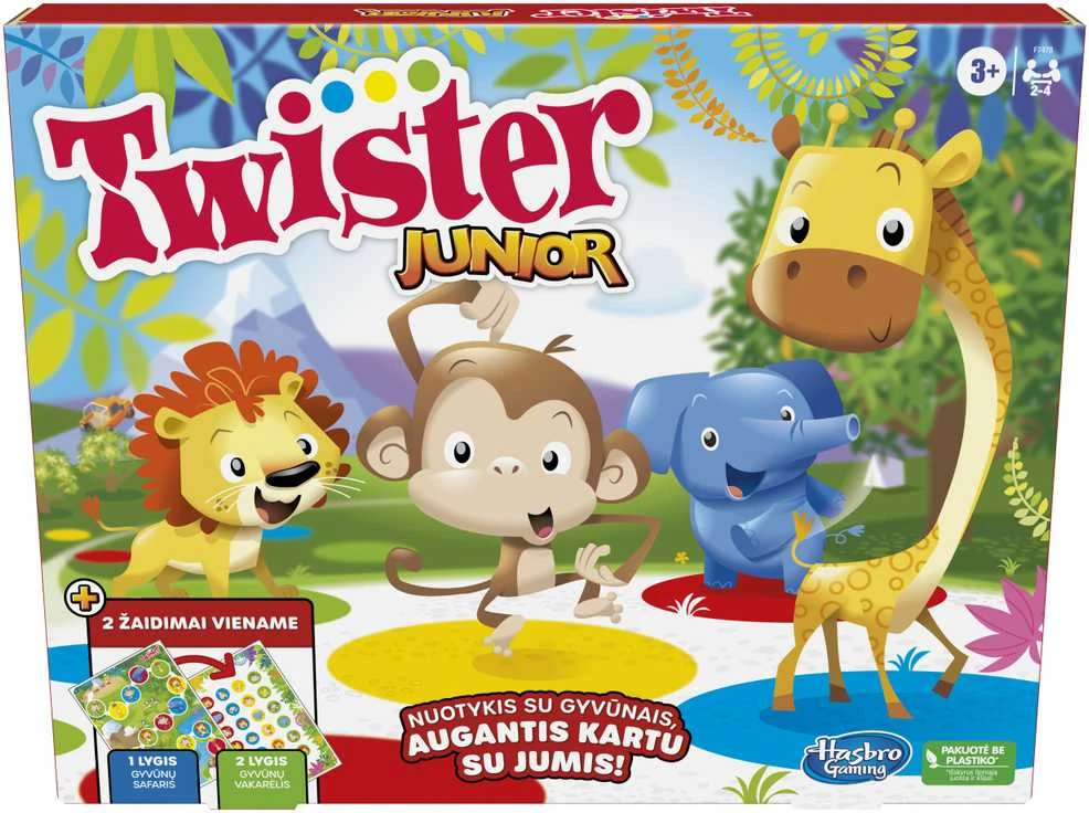 Hasbro Žaidimas „Twister Junior“ (lietuvių kalba)