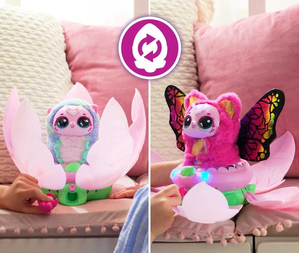 HATCHIMALS ALIVE Interaktyvus žaislas „Žydintis siurprizas-kačiukas“ aprašymas - Prekės nuotrauka