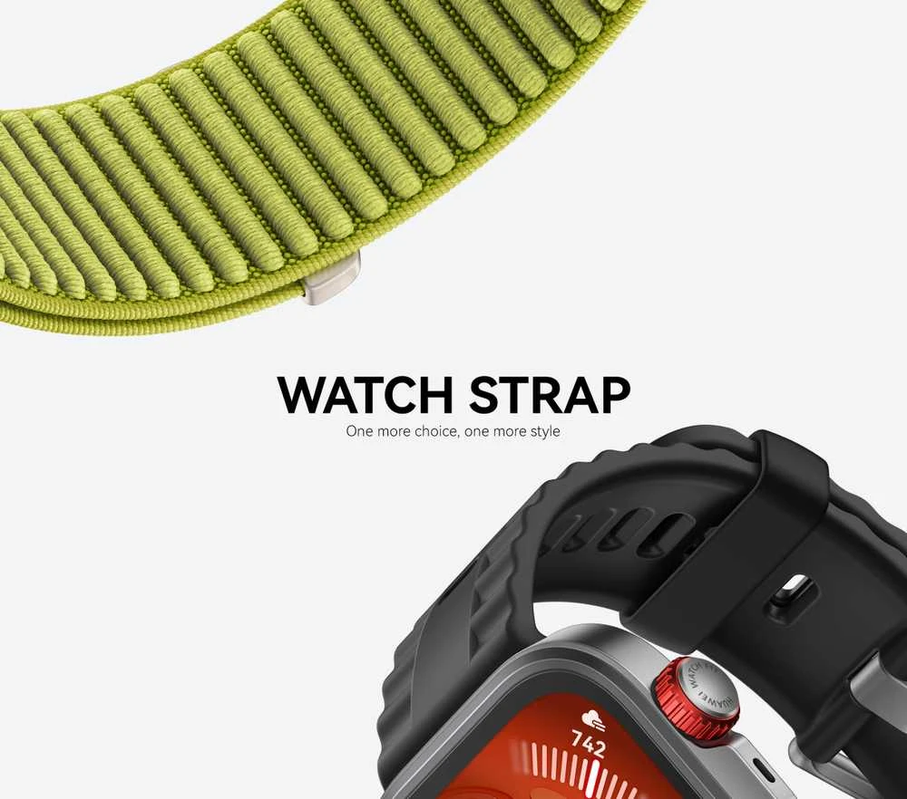 HUAWEI WATCH FIT 4 Pro Green Nylon Strap