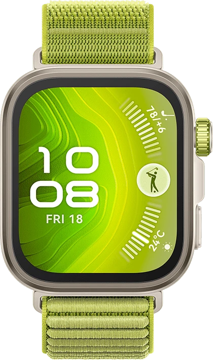 HUAWEI WATCH FIT 4 Pro Green Nylon Strap