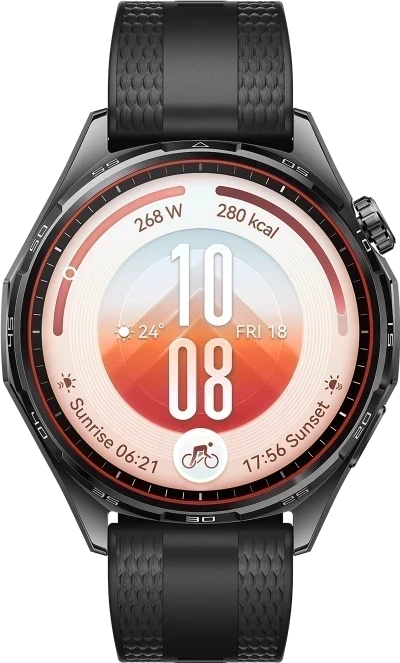 HUAWEI WATCH GT 7 46mm Black with EasyCross Fluoroelastomer Strap