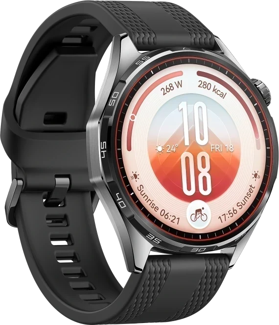 HUAWEI WATCH GT 7 46mm Black with EasyCross Fluoroelastomer Strap