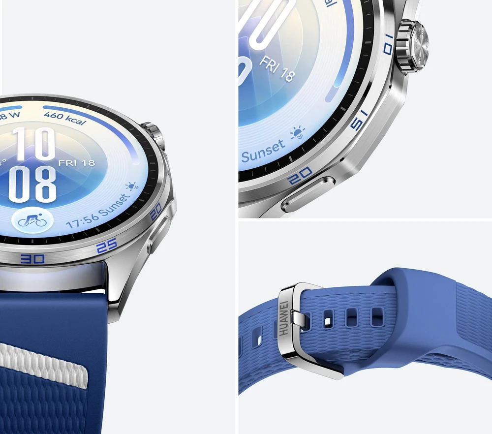 HUAWEI WATCH GT 7 46mm Yellow with EasyCross Fluoroelastomer Strap