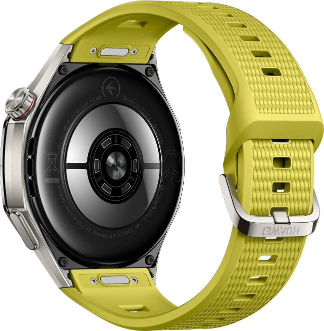 HUAWEI WATCH GT 7 Pro 46mm Titanium-Yellow with EasyCross Fluoroelastomer Strap