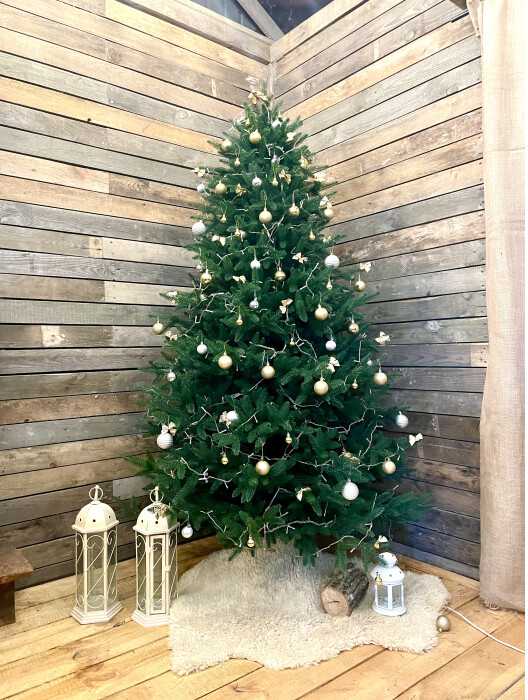 PE kalėdinė eglutė Super Classic 220 cm, žalia (210S/220/G)