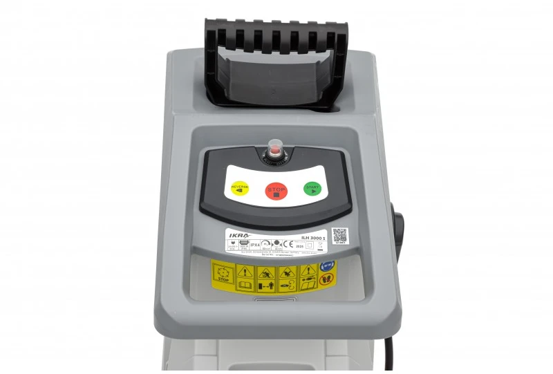 Ikra elektrinis šakų smulkintuvas 3 kW, iki 44 mm šakoms, 50 l krepšys, ILH 3000 S