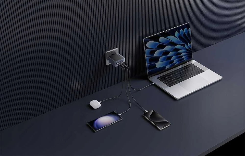 Greitas įkroviklis Ugreen Nexode Air 100W, 3x USB-C, USB