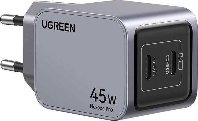 Įkroviklis UGREEN Nexode Pro 45W, 2x USB-C, modelis - 35008, žema kaina | Varle.lt