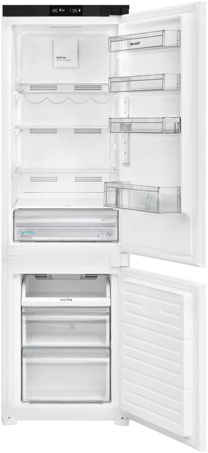 Įmontuojamas šaldytuvas Sharp SJ-BE235E4XS NoFrost