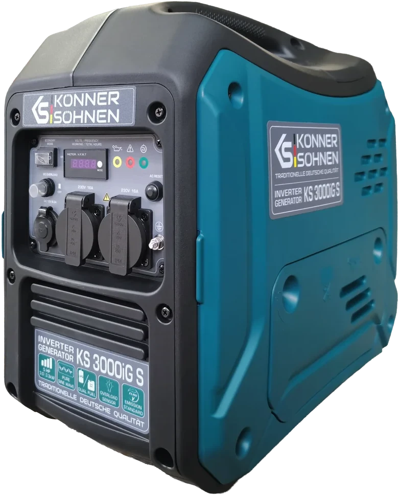 Inverterinis generatorius Könner & Söhnen KS 3000iG S, 3,3 kW, benzinas / LPG, 230 V, 5 l