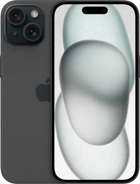 iPhone 15 128GB Black, modelis - MTP03PX/A, žema kaina | Varle.lt