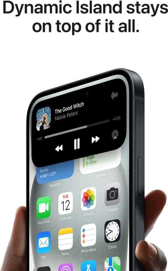 Apple iPhone 15 128GB Black - MTP03PX / A, modelis - MTP03PX/A