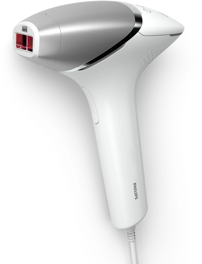 IPL plaukelių šalinimo prietaisas Philips Lumea IPL 8000 Series BRI940/00, Baltas/sidabrinis