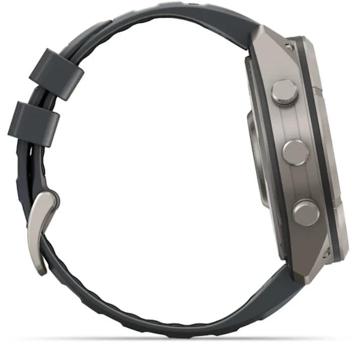 Išmanusis laikrodis Garmin fēnix® 9 Pro – 51 mm, Titanas su grafito spalvos / juodu silikoniniu dirželiu | 010-04337-26