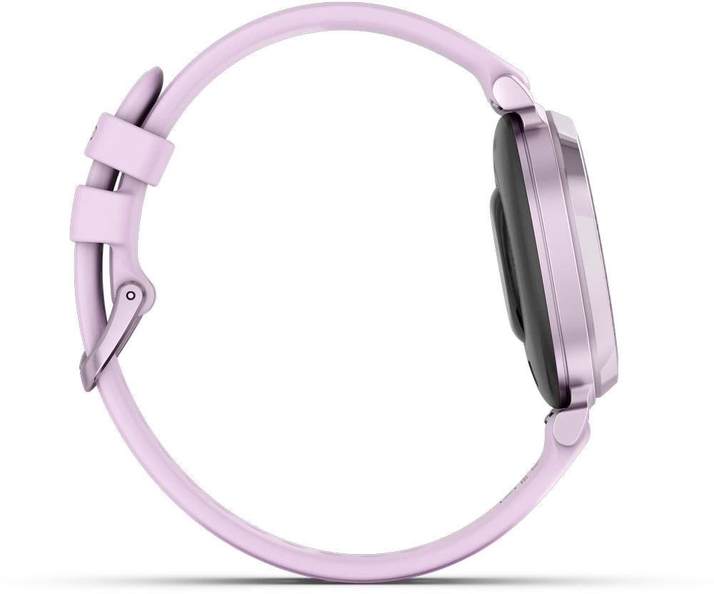 Išmanusis laikrodis Garmin Lily® 2, Metalinės alyvinės spalvos su alyvinės spalvos silikoniniu dirželiu