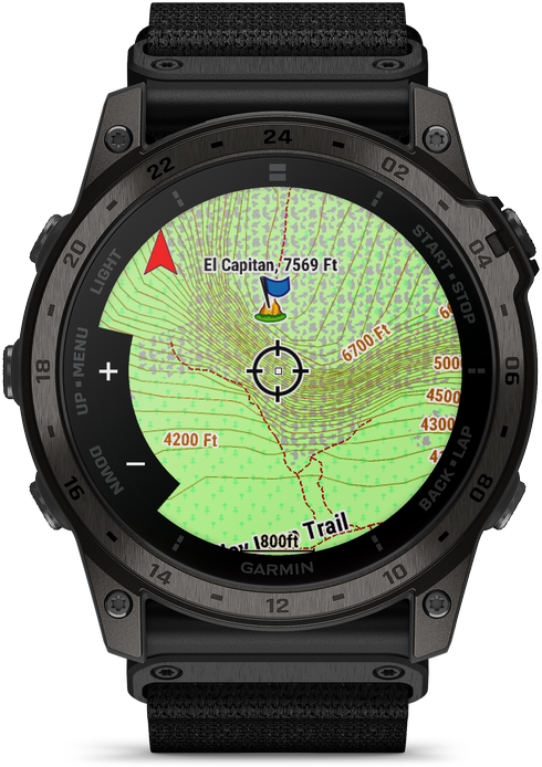 Išmanusis laikrodis Garmin Tactix 7 Amoled Edition. Aukštos klasės taktinis GPS laikrodis su adaptyviu spalviniu ekranu