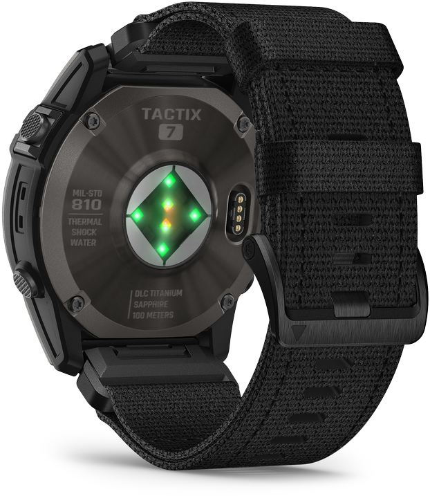 Išmanusis laikrodis Garmin Tactix 7 Amoled Edition. Aukštos klasės taktinis GPS laikrodis su adaptyviu spalviniu ekranu
