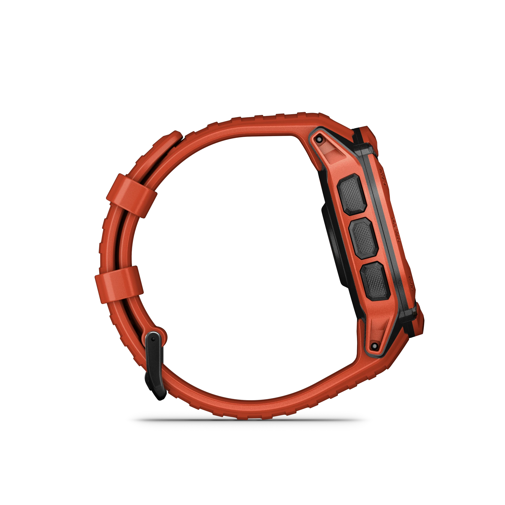 Išmanusis laikrodis Garmin Instinct 2X Solar, Juodos ir raudonos spalvų korpusas su raudonos spalvos dirželiu