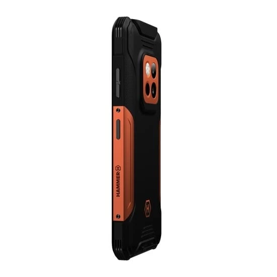 Išmanusis telefonas MyPhone Hammer Construction 2 5G Thermal, 8/256GB, oranžinis