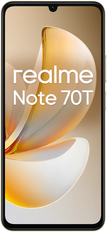 Išmanusis telefonas REALME Note 70T 4/128GB Beach Gold