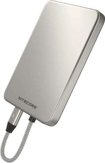 Išorinis energijos šaltinis Nitecore Pocket 5, USB-C, 5000mAh, pilkos spalvos