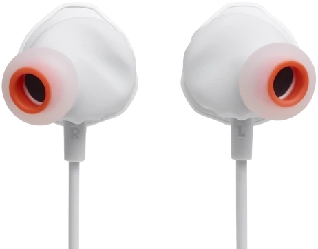 JBL Quantum 50C žaidimų ausinės, baltos