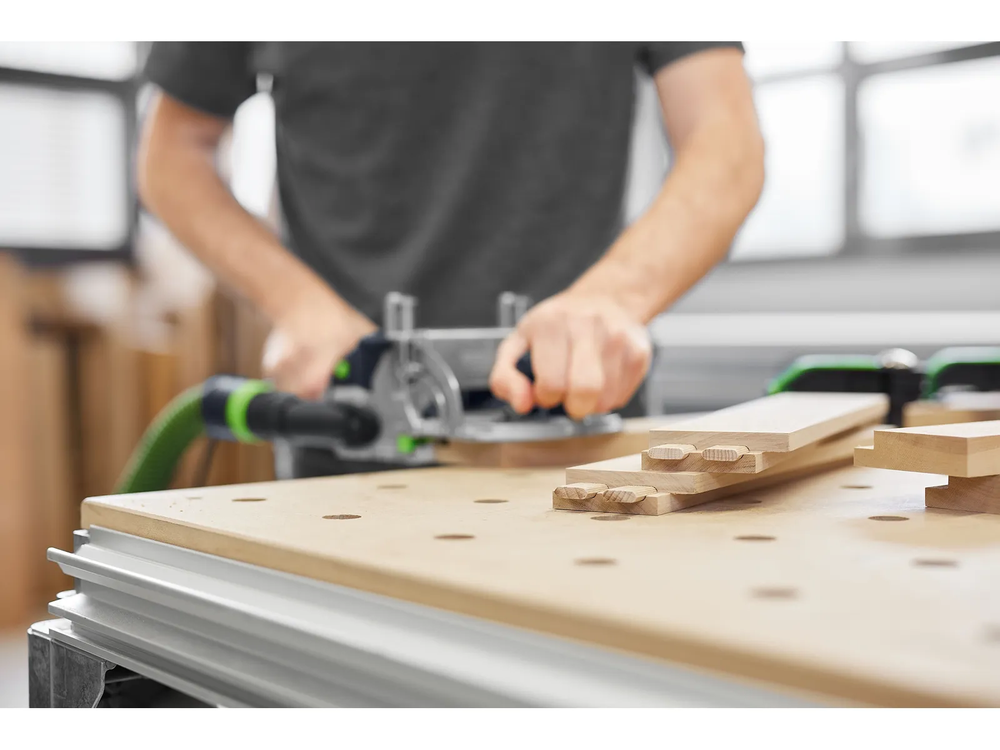 Kaištinių sujungimų frezeris Festool DF 500 RQ-Plus DOMINO