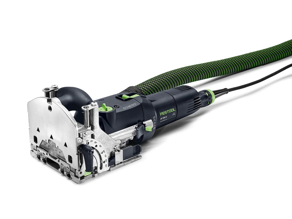 Kaištinių sujungimų frezeris Festool DF 500 RQ-Plus DOMINO