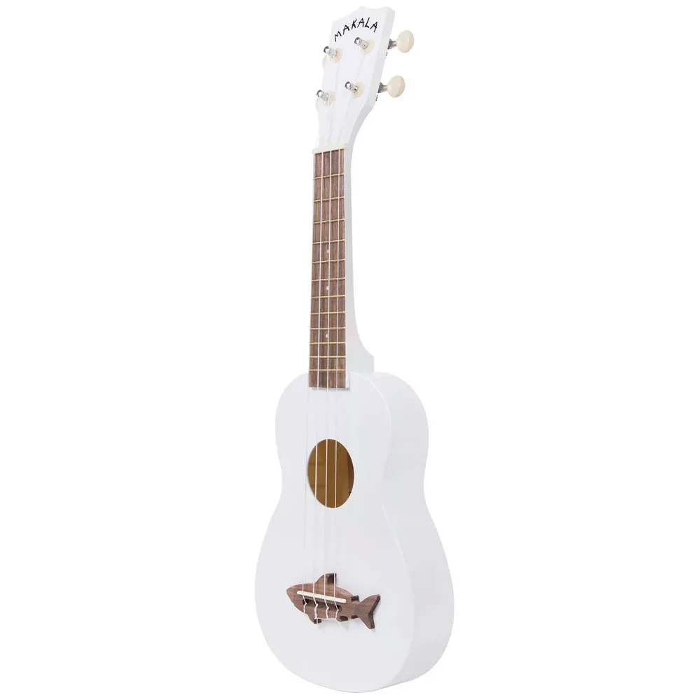 Kala Makala Soprano Shark -ukulele valkoinen