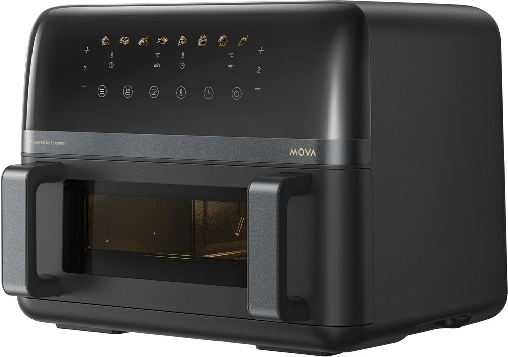 Karšto oro gruzdintuvė Mova AeroChef™ FD20 Pro, juodos spalvos, 2700 W, 9 l