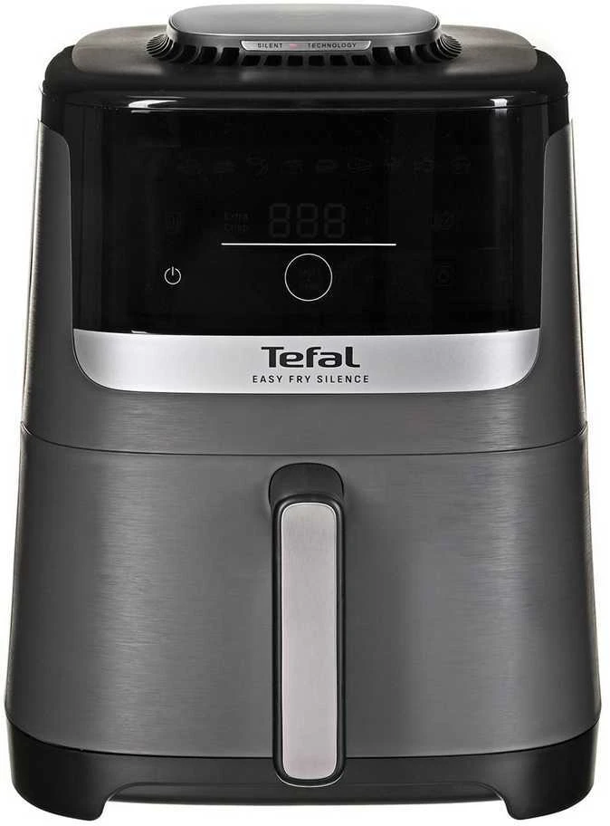 Karšto oro gruzdintuvė Tefal Easy Fry Silence, 5 l, pilkos spalvos (EY551HE0)