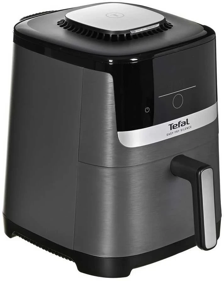 Karšto oro gruzdintuvė Tefal Easy Fry Silence, 5 l, pilkos spalvos (EY551HE0)