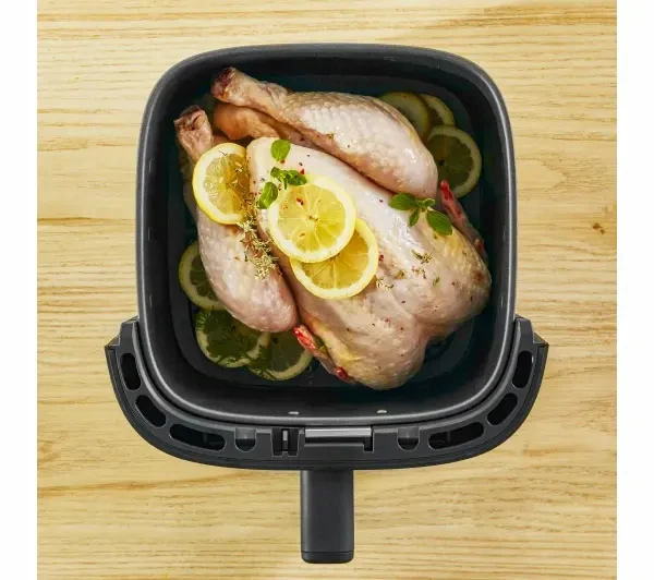 Karšto oro gruzdintuvė Tefal Easy Fry Silence, 5 l, juodos spalvos (EY5568E0)