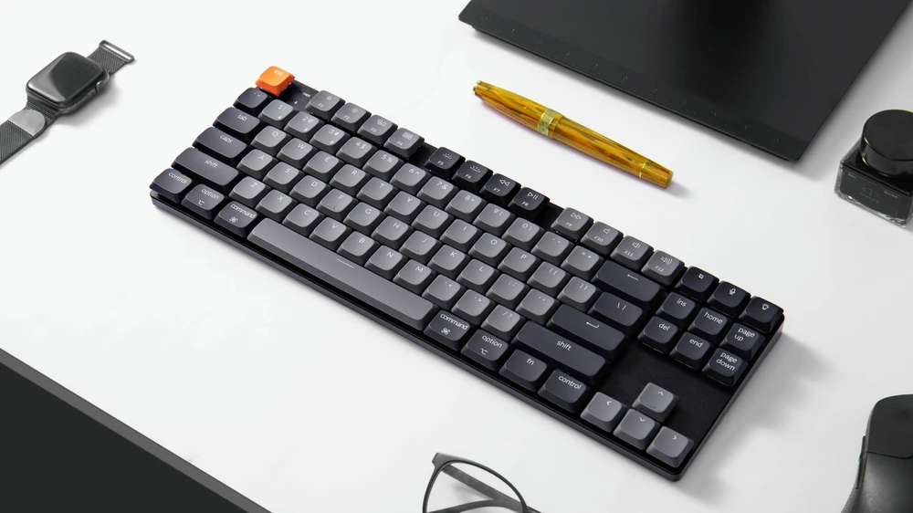 Keychron K1 QMK belaidė mechaninė klaviatūra (K1X-A3) | 6 versija