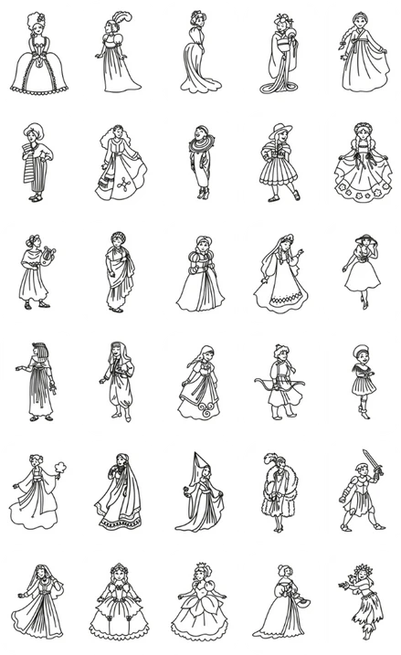 KIDYWOLF Piešimo planšetė KIDYDRAW-MINI, Princess