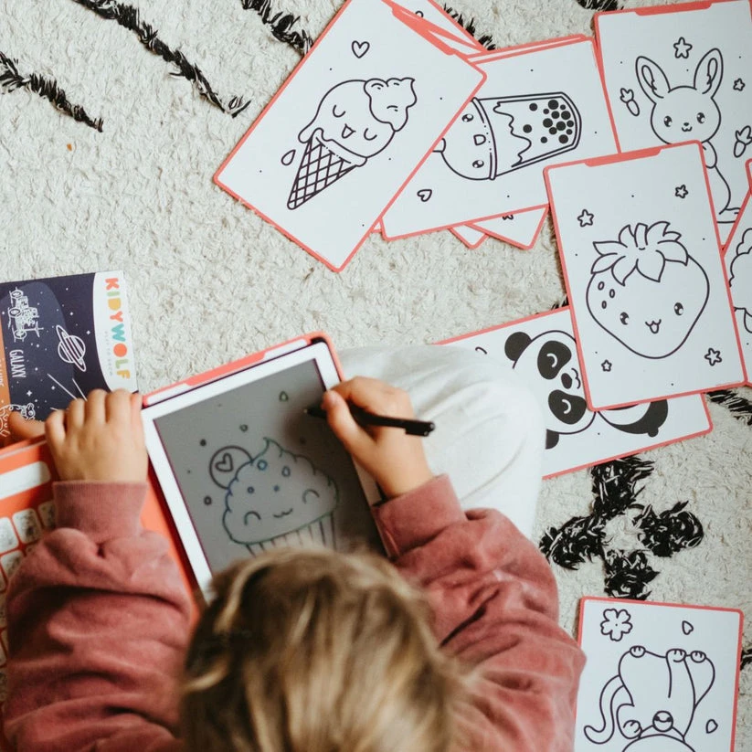 KIDYWOLF Piešimo planšetė KIDYDRAW-MINI, Kawaï