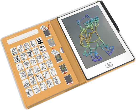 KIDYWOLF Piešimo planšetė KIDYDRAW-MINI, Animals