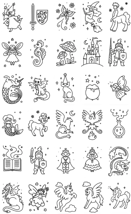 KIDYWOLF Piešimo planšetė KIDYDRAW-MINI, Once upon a time