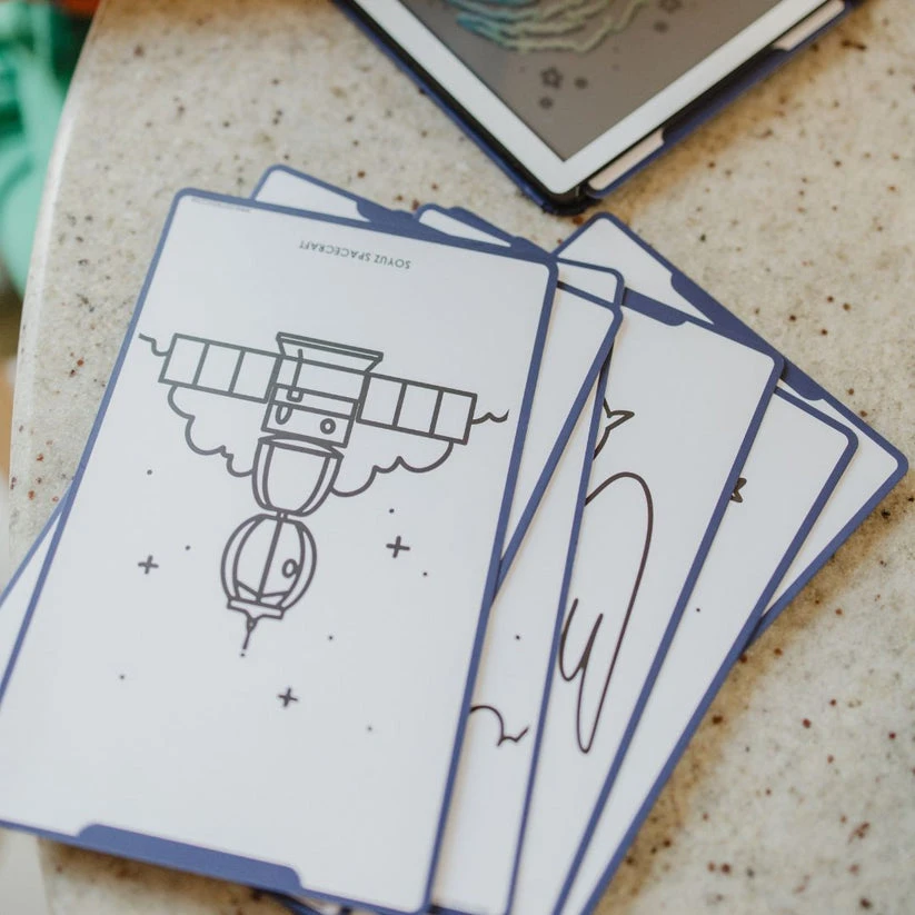 KIDYWOLF Piešimo planšetė KIDYDRAW-MINI, Galaxy